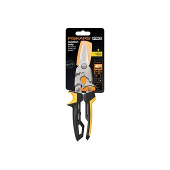  Ножницы по металлу Fiskars PowerGear 1027207 прямые 