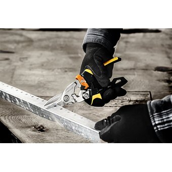  Ножницы по металлу Fiskars PowerGear 1027207 прямые 
