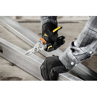  Ножницы по металлу Fiskars PowerGear 1027207 прямые 