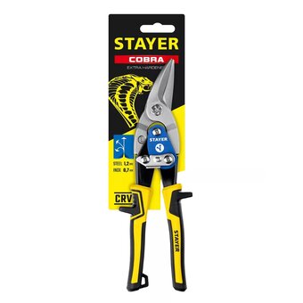  Ножницы по металлу STAYER Cobra 23055-L-z01 левые, 250 мм 