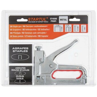  Степлер STARTUL Profi ST4506 строительный 