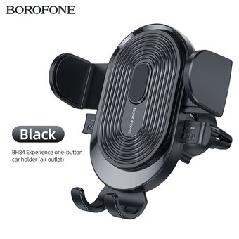  Автомобильный держатель BOROFONE BH84 Experience one-button air outlet (чёрный) 