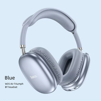  УЦ Наушники полноразмерные bluetooth HOCO W35 Air Triumph синий (плохая упаковка) 