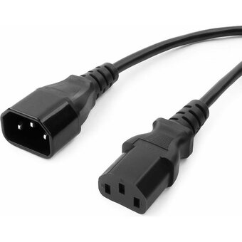  Кабель питания Cablexpert PC-189-VDE-5M сист.блок-монитор C13-C14 VDE 10А 5м черный 