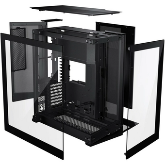  Корпус PHANTEKS NV7 Black (PH-NV723TG_DBK01_RU), Digtial RGB Lighting, без БП, боковое окно Tempered Glass, Full-Tower 