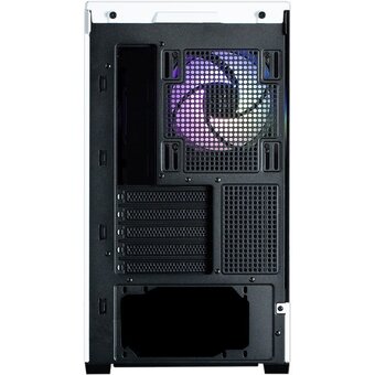  Корпус ZALMAN P30 BW, без БП, боковое окно (закаленное стекло), черно-белый, mATX 