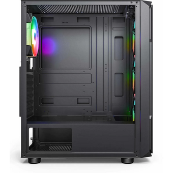  Корпус Accord 3338 черный без БП ATX 1xUSB2.0 1xUSB3.0 1xUSB3.1 audio bott PSU 