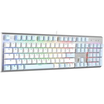  Клавиатура A4Tech Fstyler FS100 Neon синий/белый 
