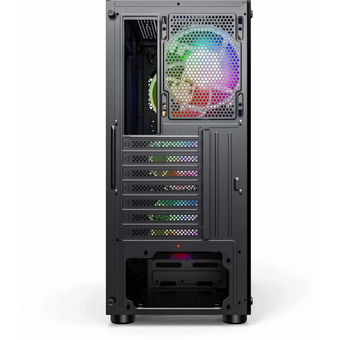  Корпус Accord 3338 черный без БП ATX 1xUSB2.0 1xUSB3.0 1xUSB3.1 audio bott PSU 