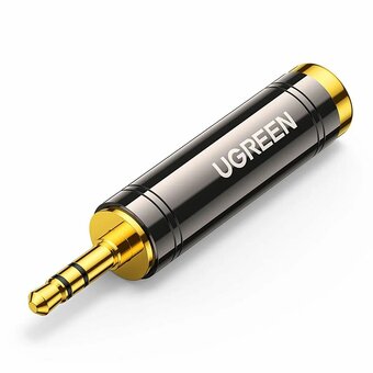  Адаптер UGREEN AV168 60711 3.5mm Male to 6.35mm Female Adapter 1pcs 