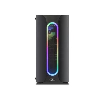  Корпус Eurocase A10 без БП ARGB black 00-00854022 Midtower ATX 