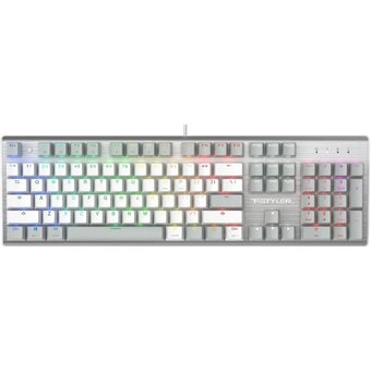  Клавиатура A4Tech Fstyler FS100 Neon серый/белый 