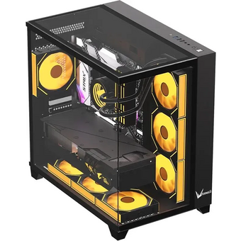  Корпус Formula Crystal Z9M (crystal z9m b), Mini-Tower, mATX, без БП, черный 