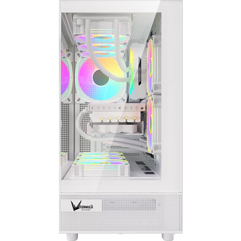  Корпус Formula Crystal Z8 Floe (crystal z8 floe w), Midi-Tower, ATX, без БП, белый 
