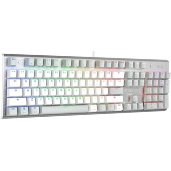  Клавиатура A4Tech Fstyler FS100 Neon серый/белый 