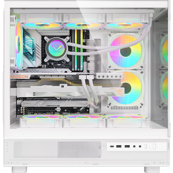  Корпус Formula Crystal Z8 Floe (crystal z8 floe w), Midi-Tower, ATX, без БП, белый 