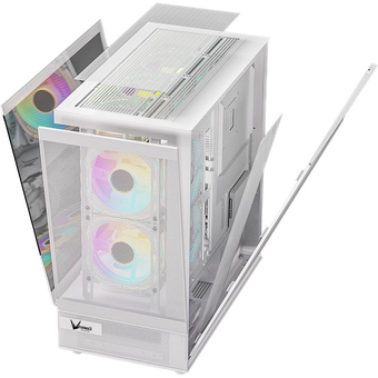  Корпус Formula Crystal Z8 Floe (crystal z8 floe w), Midi-Tower, ATX, без БП, белый 