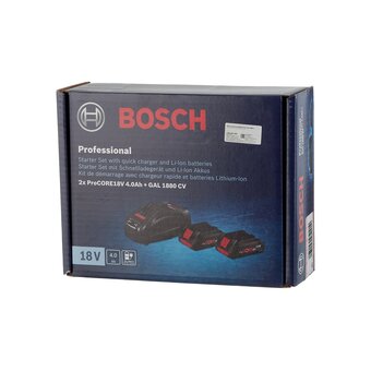  Батарея аккумуляторная Bosch ProCORE 18В 4Ач Li-Ion (З/У в компл.) (1600A016GF) 