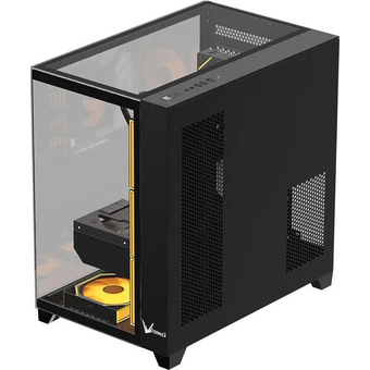  Корпус Formula Crystal Z9M (crystal z9m b), Mini-Tower, mATX, без БП, черный 