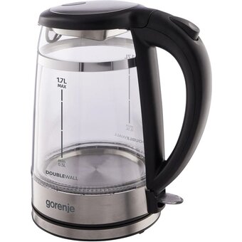  Электрочайник Gorenje K17GDW черный 