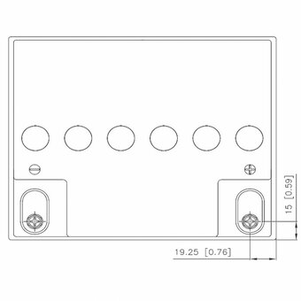  АКБ для ИБП 12В 40Ач CSB GP12400, 160W/cell, 480 Whr, 12.65 кг, (ШхГхВ) 197х165х170,4 мм (170,4 с клеммами) 