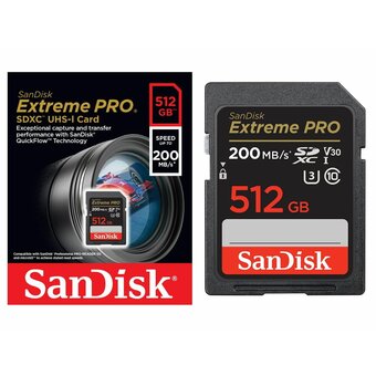  Карта памяти SANDISK SDSDXXD-512G-GN4IN SDXC 512GB UHS-1 
