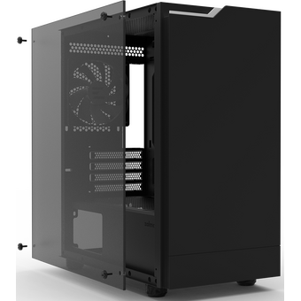  Корпус ZALMAN T4 Plus, MATX, Black, Window, 1 x Combo (3.5'' or 2.5''), 1x3.5'', 2x2.5", 1xUSB2.0, 2xUSB3.0, REAR 1x120mm ARGB 