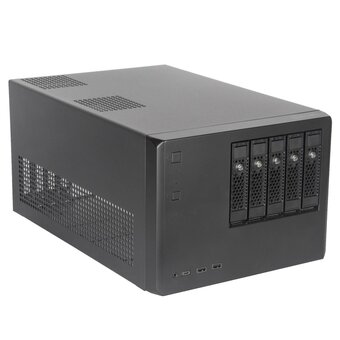  Корпус Silverstone G49CS351B000020 5-bay SAS-12G / SATA-6G hot-swappable high performance NAS chassis 5-bay SAS-12G 
