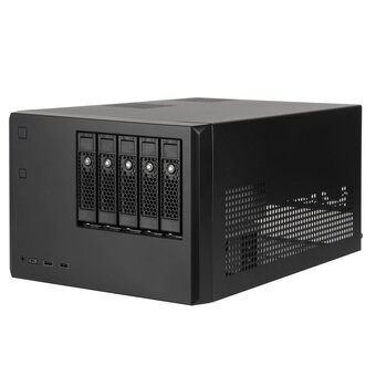  Корпус Silverstone G49CS351B000020 5-bay SAS-12G / SATA-6G hot-swappable high performance NAS chassis 5-bay SAS-12G 