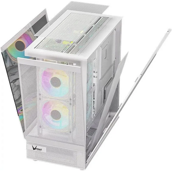  Корпус Formula Crystal Z8 Cosmic (crystal Z8 cos W), Midi-Tower, ATX, без БП, белый 