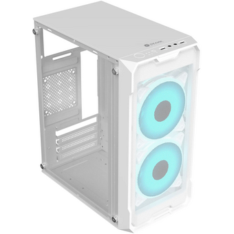  Корпус Оклик OCC-MN302F белый без БП mATX 1xUSB2.0 1xUSB3.0 audio 