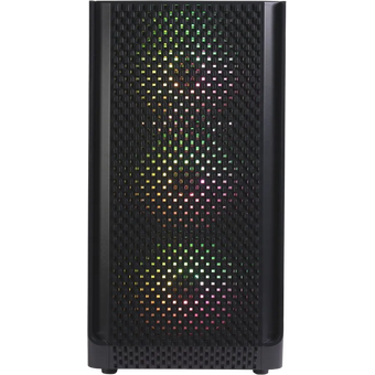  Корпус Eurocase A603 4ARGB черный (00-01064682) без БП ATX закаленное стекло USB 3.0, Type-C 