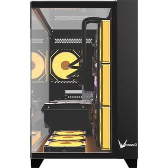  Корпус Formula Crystal Z9 Floe (crystal z9 floe b), Midi-Tower, ATX, без БП, черный 