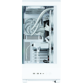  Корпус ZALMAN P50 DS White, без БП, боковое окно (закаленное стекло), белый, ATX 