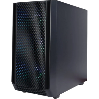  Корпус Eurocase A603 4ARGB черный (00-01064682) без БП ATX закаленное стекло USB 3.0, Type-C 