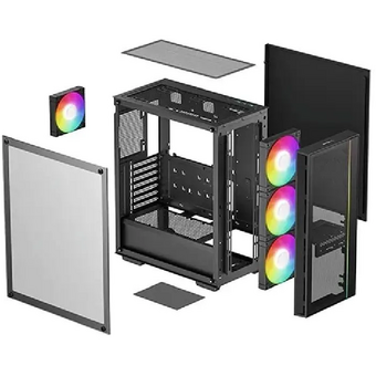  Корпус DeepCool Matrexx 55 V4 Mesh (R-Matrexx55-BKAGA4-G-4) , Midi-Tower, ATX, без БП, черный 