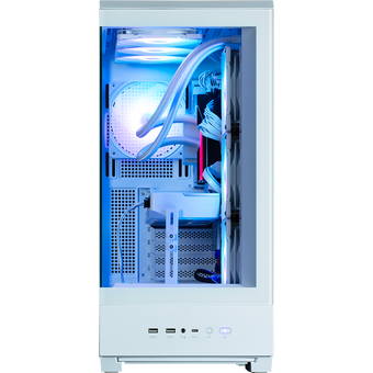  Корпус ZALMAN P50 DS White, без БП, боковое окно (закаленное стекло), белый, ATX 