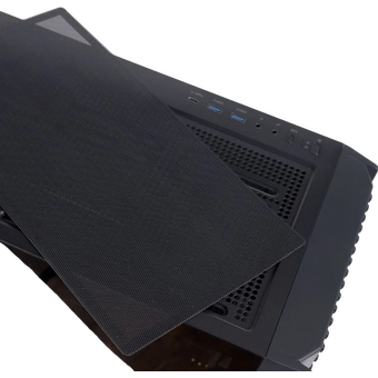  Корпус Eurocase A603 4ARGB черный (00-01064682) без БП ATX закаленное стекло USB 3.0, Type-C 