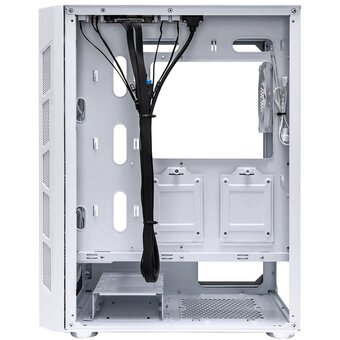 Корпус 1STPLAYER Firebase XP White (XP-WH-4F1-W) / ATX / 4x120mm LED fans 