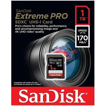  Карта памяти SANDISK SDSDXXD-1T00-GN4IN SDXC 1TB UHS-I 