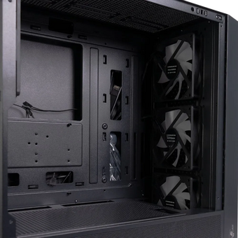  Корпус Eurocase A603 4ARGB черный (00-01064682) без БП ATX закаленное стекло USB 3.0, Type-C 
