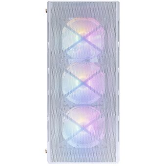  Корпус 1STPLAYER Firebase XP White (XP-WH-4F1-W) / ATX / 4x120mm LED fans 