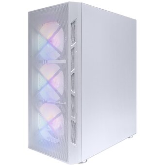  Корпус 1STPLAYER Firebase XP White (XP-WH-4F1-W) / ATX / 4x120mm LED fans 