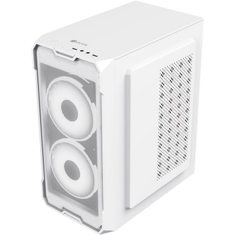  Корпус Оклик OCC-MN302F белый без БП mATX 1xUSB2.0 1xUSB3.0 audio 
