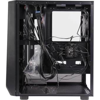  Корпус Eurocase A603 4ARGB черный (00-01064682) без БП ATX закаленное стекло USB 3.0, Type-C 