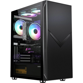  Корпус Accord 3501 черный без БП ATX 2xUSB2.0 1xUSB3.0 1xUSB3.1 audio bott PSU 