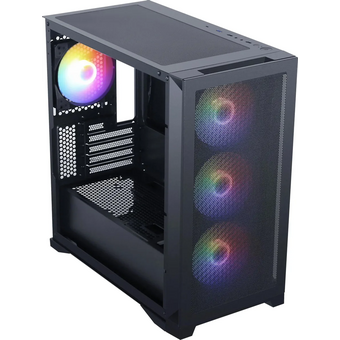  Корпус Accord AM08 черный без БП ATX 2xUSB3.0 1xUSB3.1 audio bott PSU 