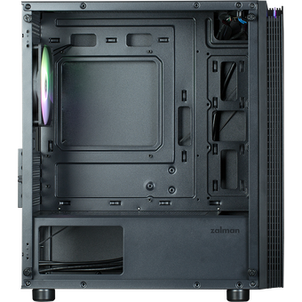  Корпус ZALMAN T4 Plus, MATX, Black, Window, 1 x Combo (3.5'' or 2.5''), 1x3.5'', 2x2.5", 1xUSB2.0, 2xUSB3.0, REAR 1x120mm ARGB 