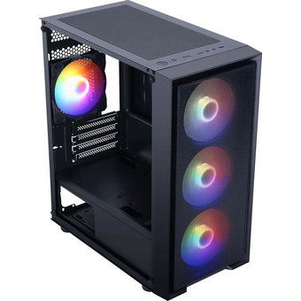  Корпус Accord M203 черный без БП ATX 2xUSB2.0 1xUSB3.0 1xUSB3.1 audio bott PSU 