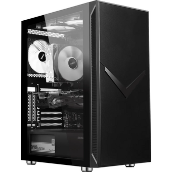  Корпус Accord 3501 черный без БП ATX 2xUSB2.0 1xUSB3.0 1xUSB3.1 audio bott PSU 
